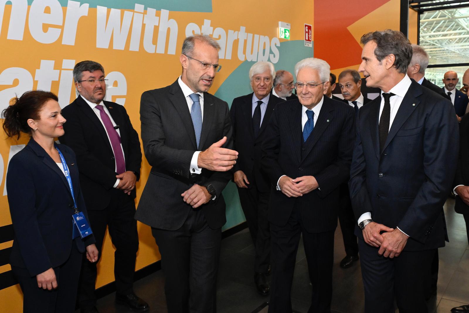 Presidente della Repubblica con Alessandro Benetton e Marco Troncone - 2025