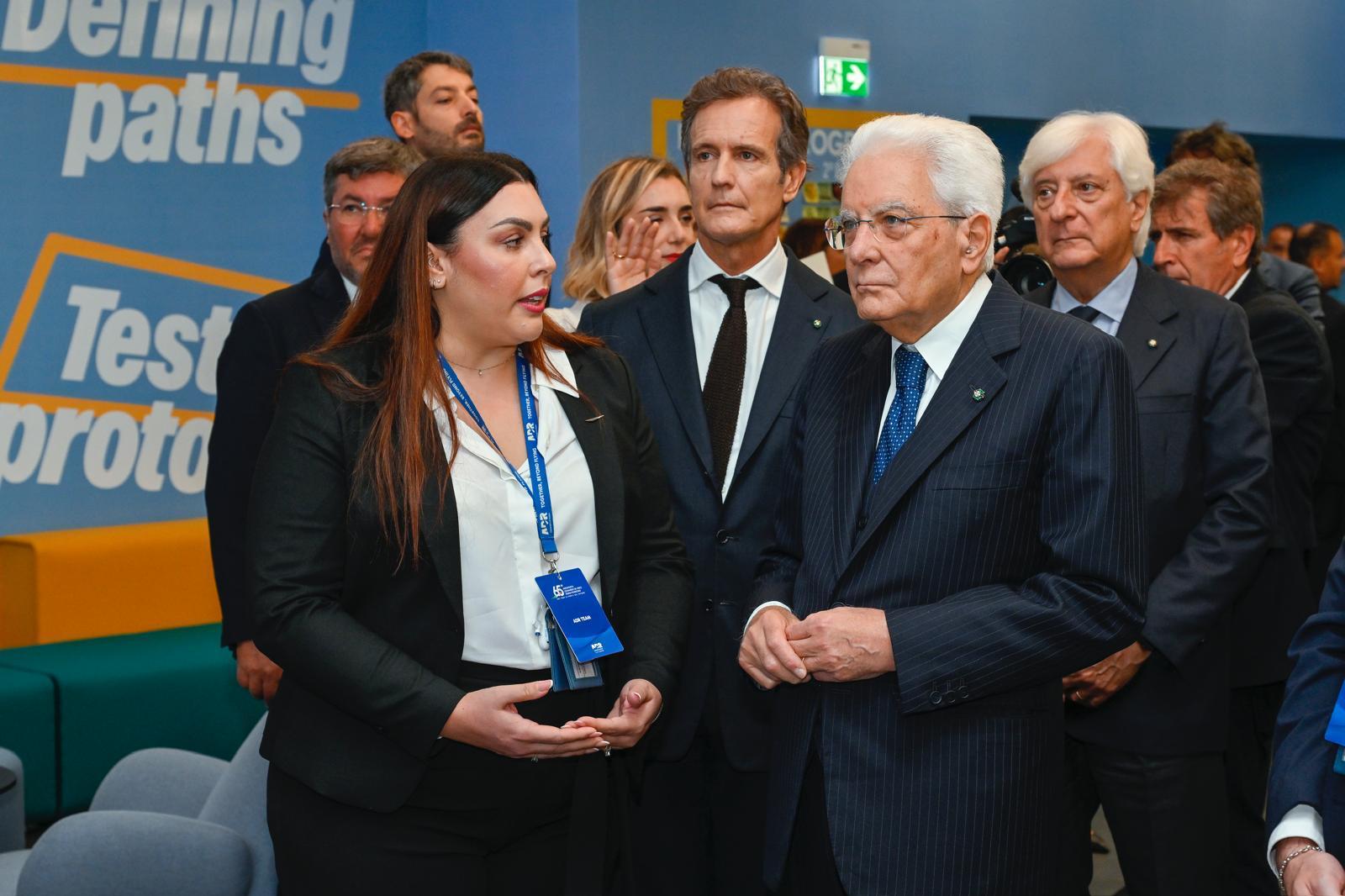 Sergio Mattarella visita l'Innovation Hub - 2025